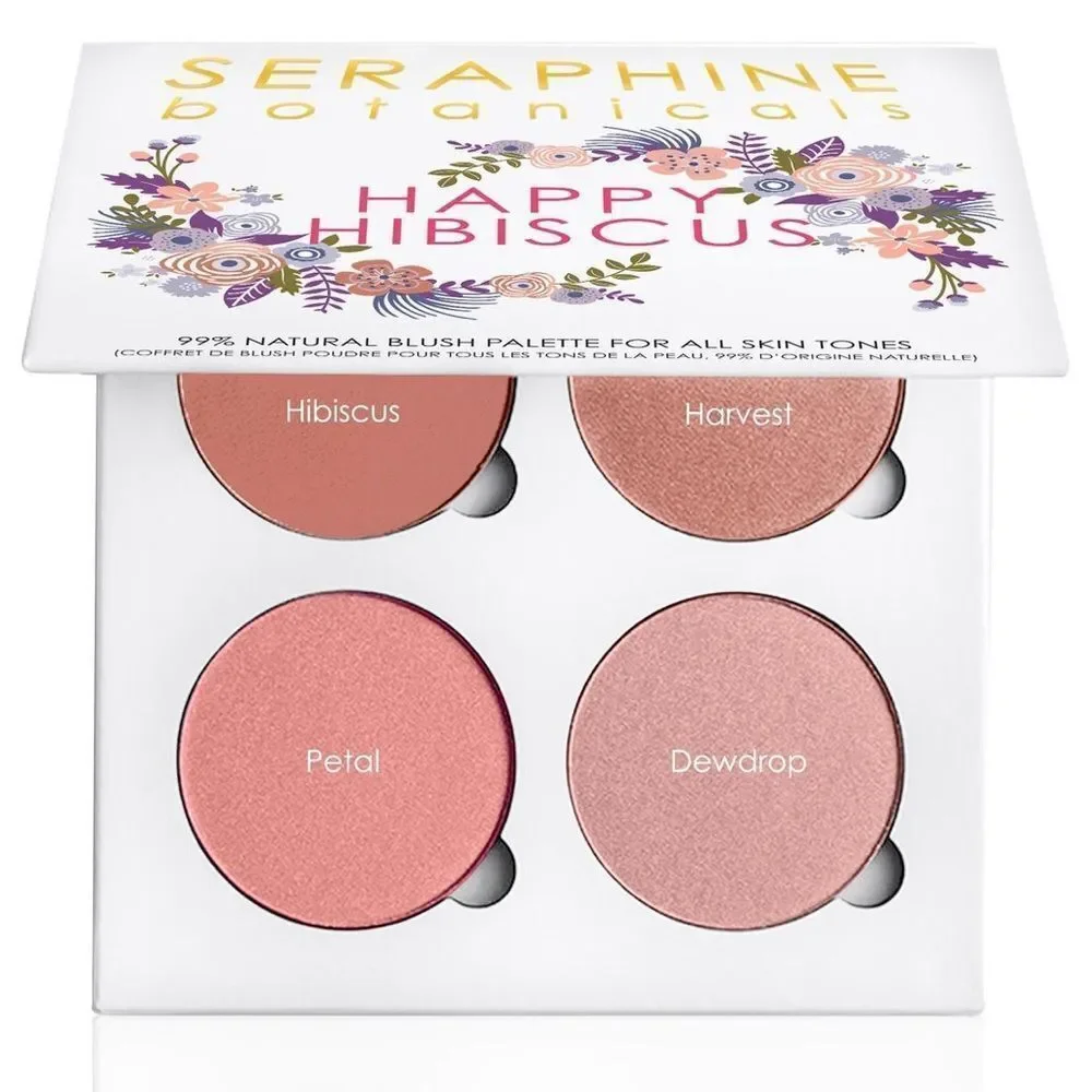 Seraphine Botanicals Happy Hibiscus Blush Palette
